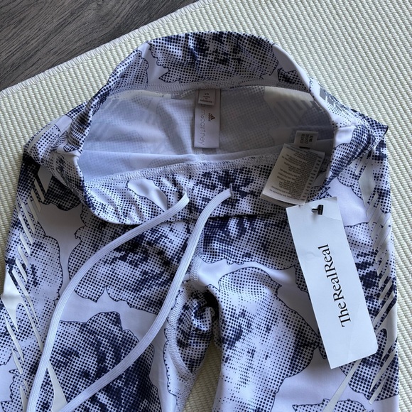 [SOLD] Adidas by Stella McCartney Running Sprint white noble ink leggings - Picture 4 of 8